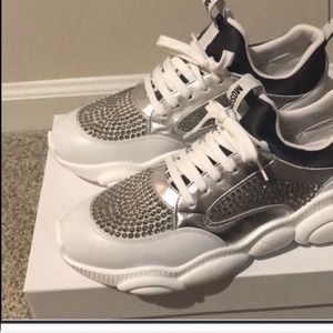 New Authentic Moschino Crystal Sneakers 💕